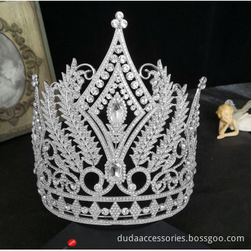 Echsio Women Tiara Rhinestone Crystal Crown Wholesale Wedding Bridal Crowns For Queen